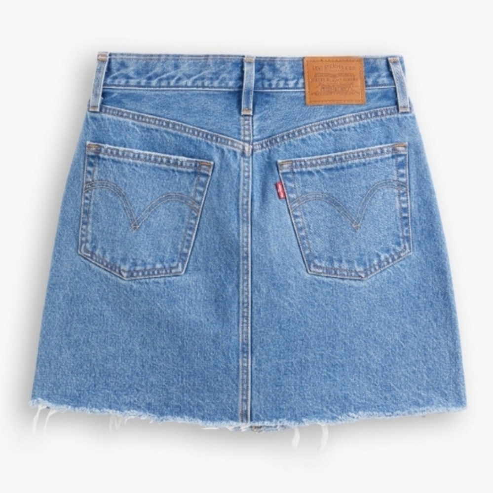 Size 26 Levis Jean Mini Skirt